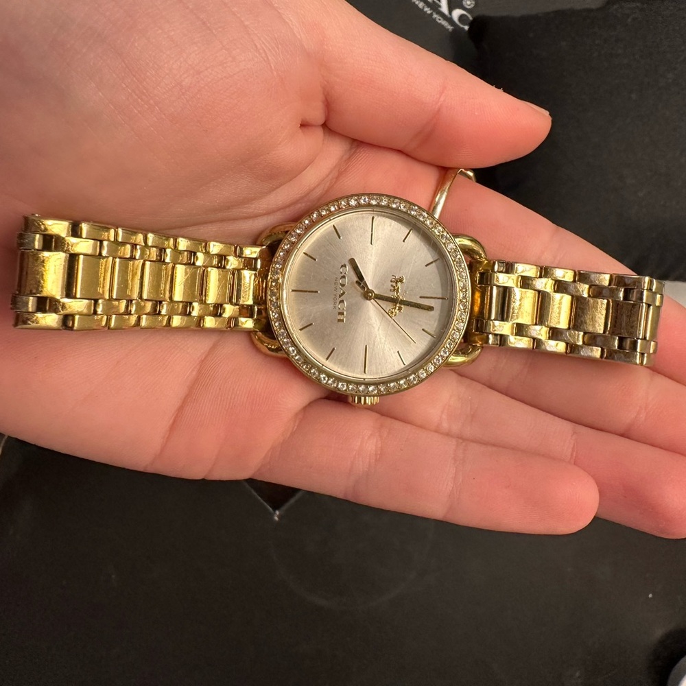 Coach Gold Watch